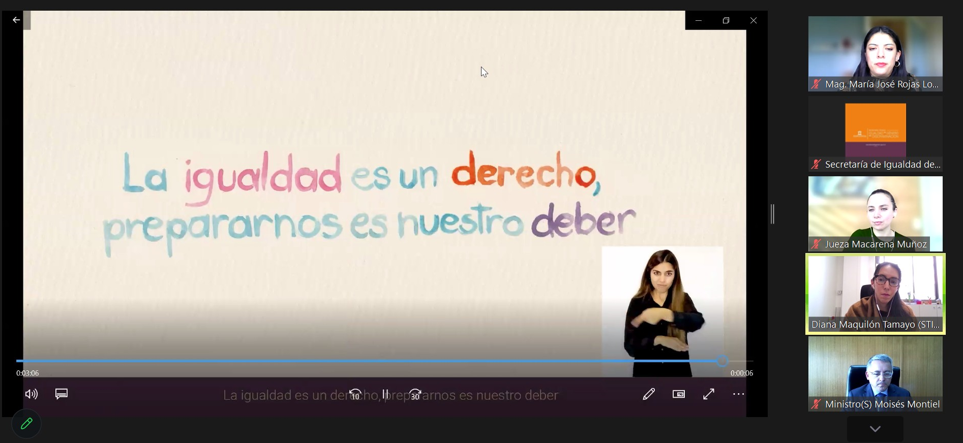 Comité de Género de Puerto Montt organizó charla sobre el Manual para el uso del lenguaje inclusivo no sexista del Poder Judicial de Chile 