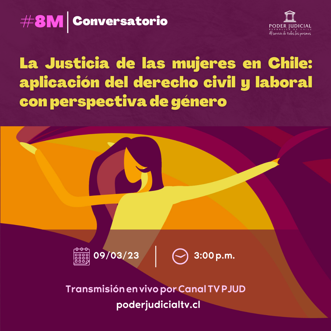 Corte de Apelaciones de Punta arenas invita a la comunidad a formar parte del conversatorio “La justicia de las mujeres en Chile: aplicación del derecho civil y laboral con perspectiva de género”