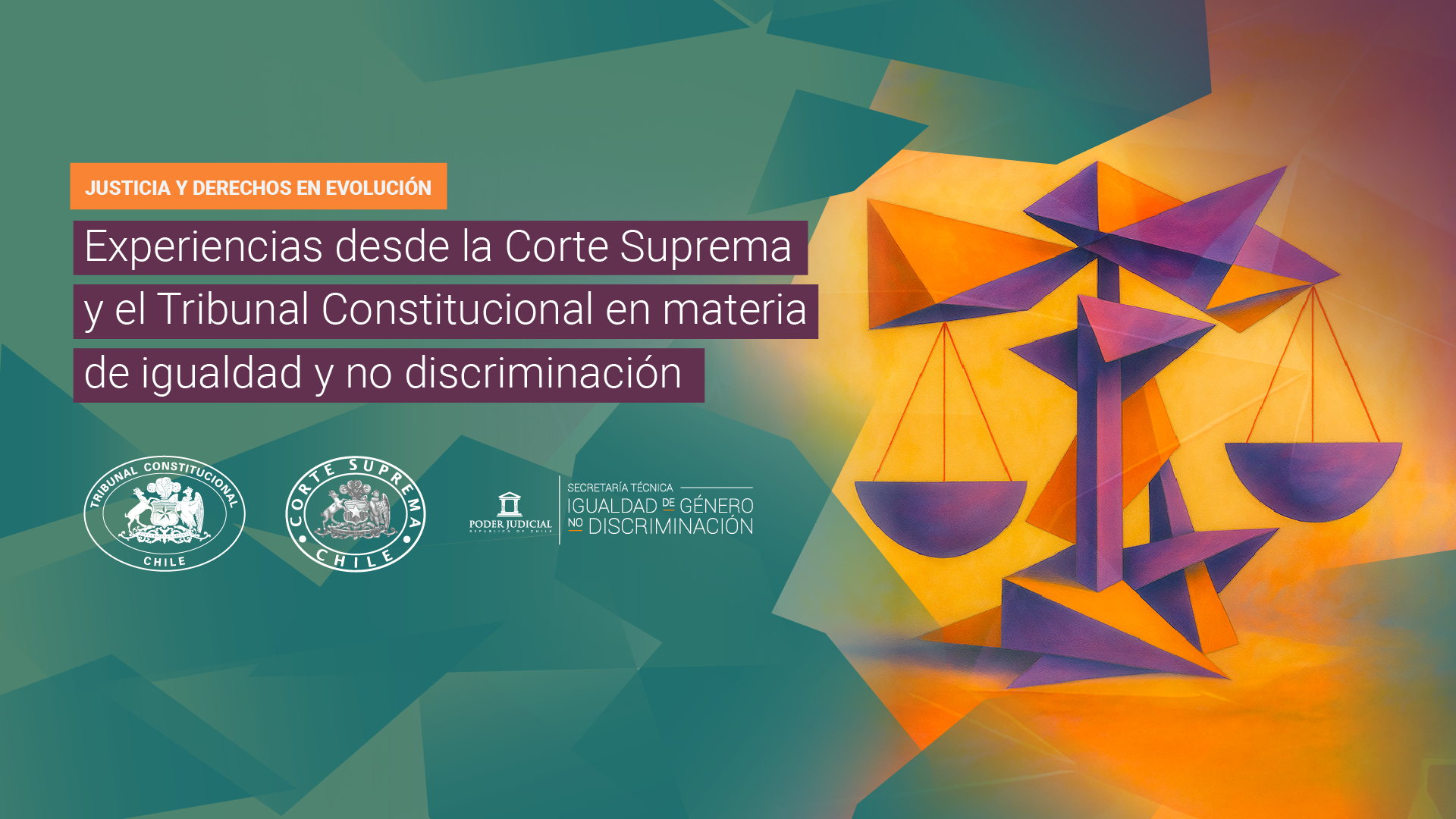 Corte Suprema y Tribunal Constitucional invitan a Seminario conjunto sobre igualdad y no discriminación