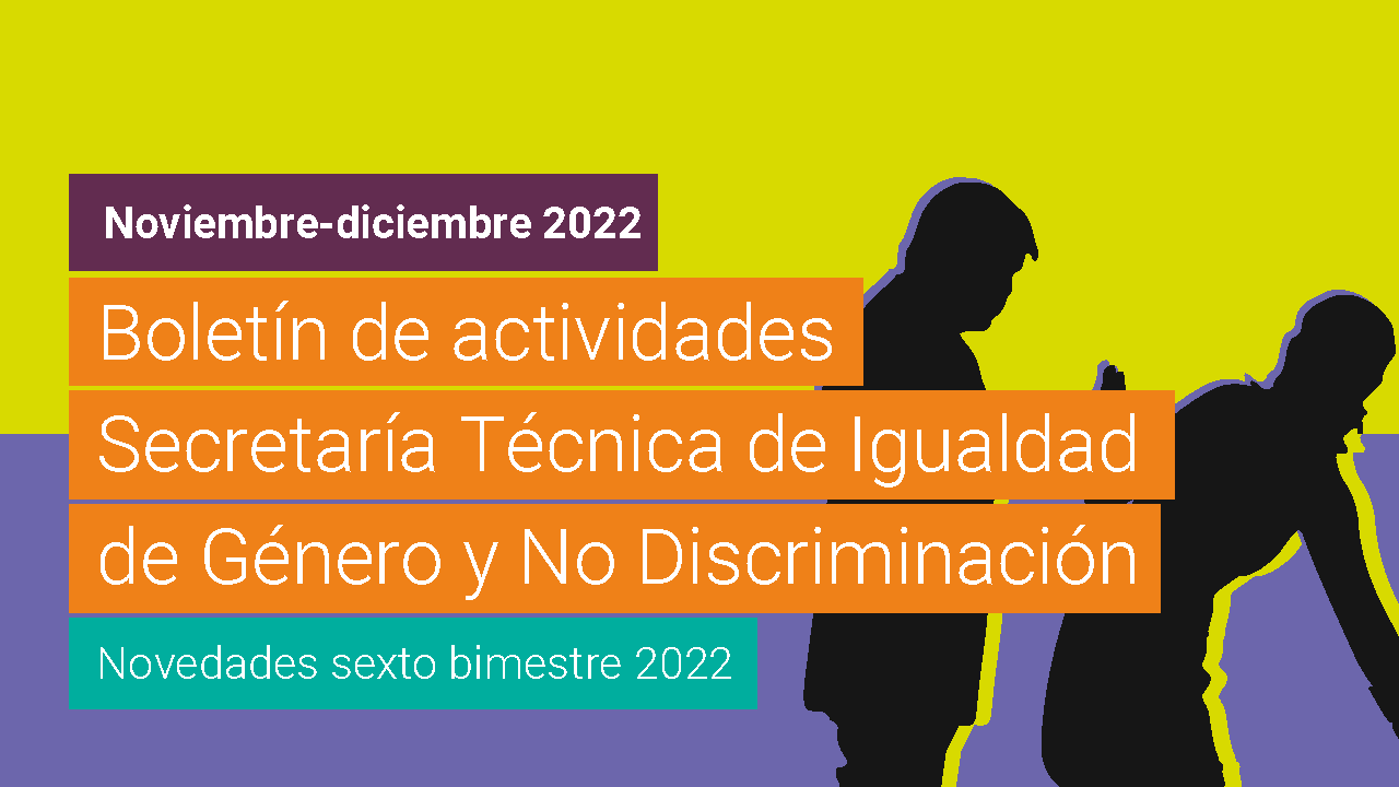 Sexto boletín bimestral de la Secretaría Técnica de Igualdad de Género y No Discriminación
