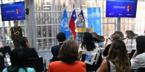 Presidenta Chevesich expone sobre acceso a la justicia de mujeres y niñas en conmemoración de ONU Mujeres